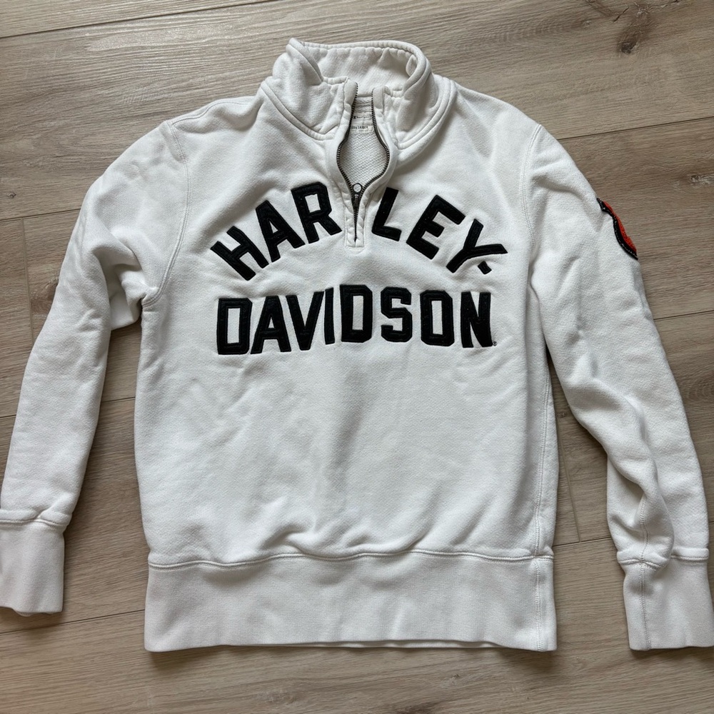 Champion Harley-Davidson Half-Zip Sweatshirt by Todd Snyder